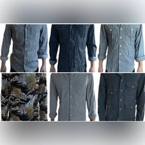 LOT of 6 ALLSAINTS Shirts
